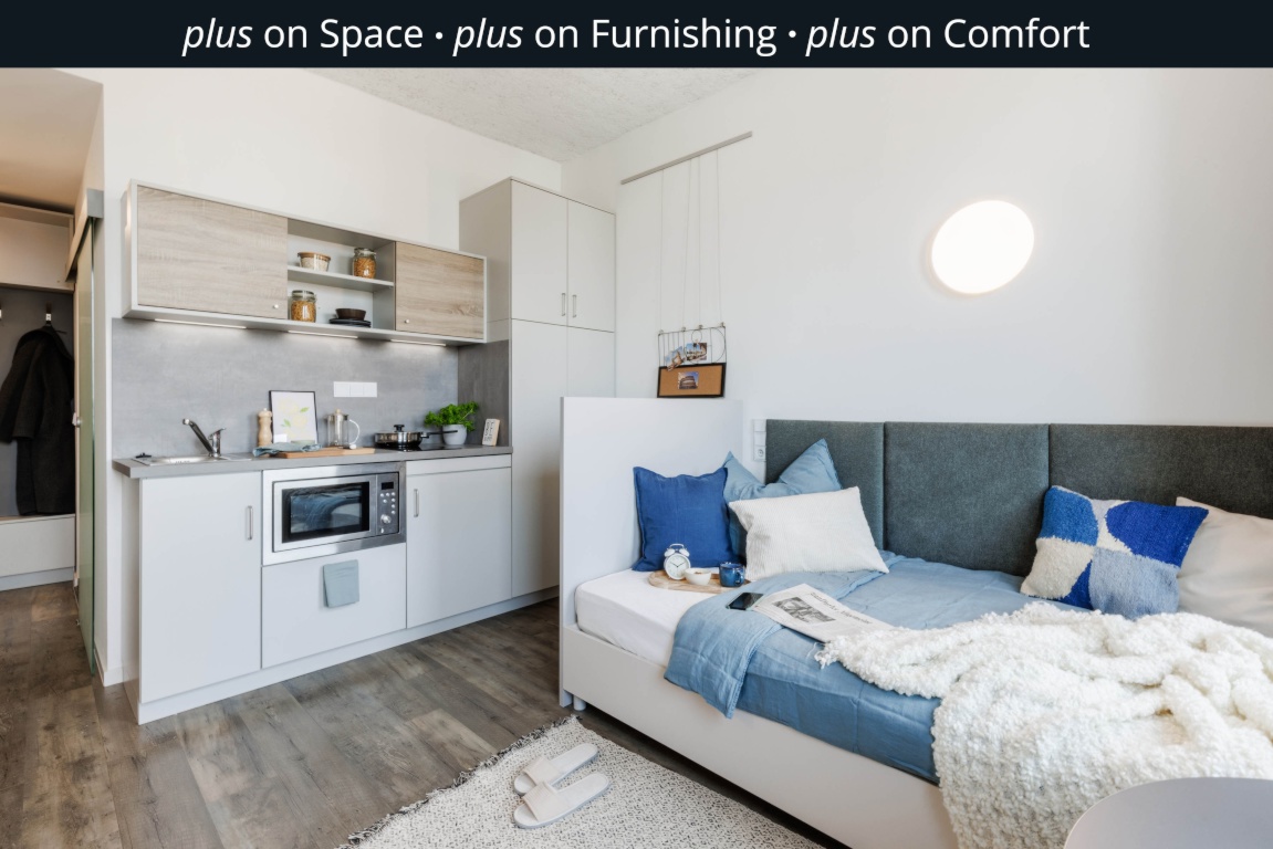 THE FIZZ plus Frankfurt - Vollmöblierte & Ausgestattete Apartments für Studierende in Gallusviertel, Frankfurt am Main